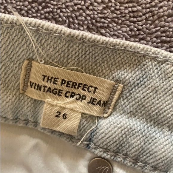 EUC Madewell Perfect Vintage Crop tie dye size 26 - Picture 5 of 11